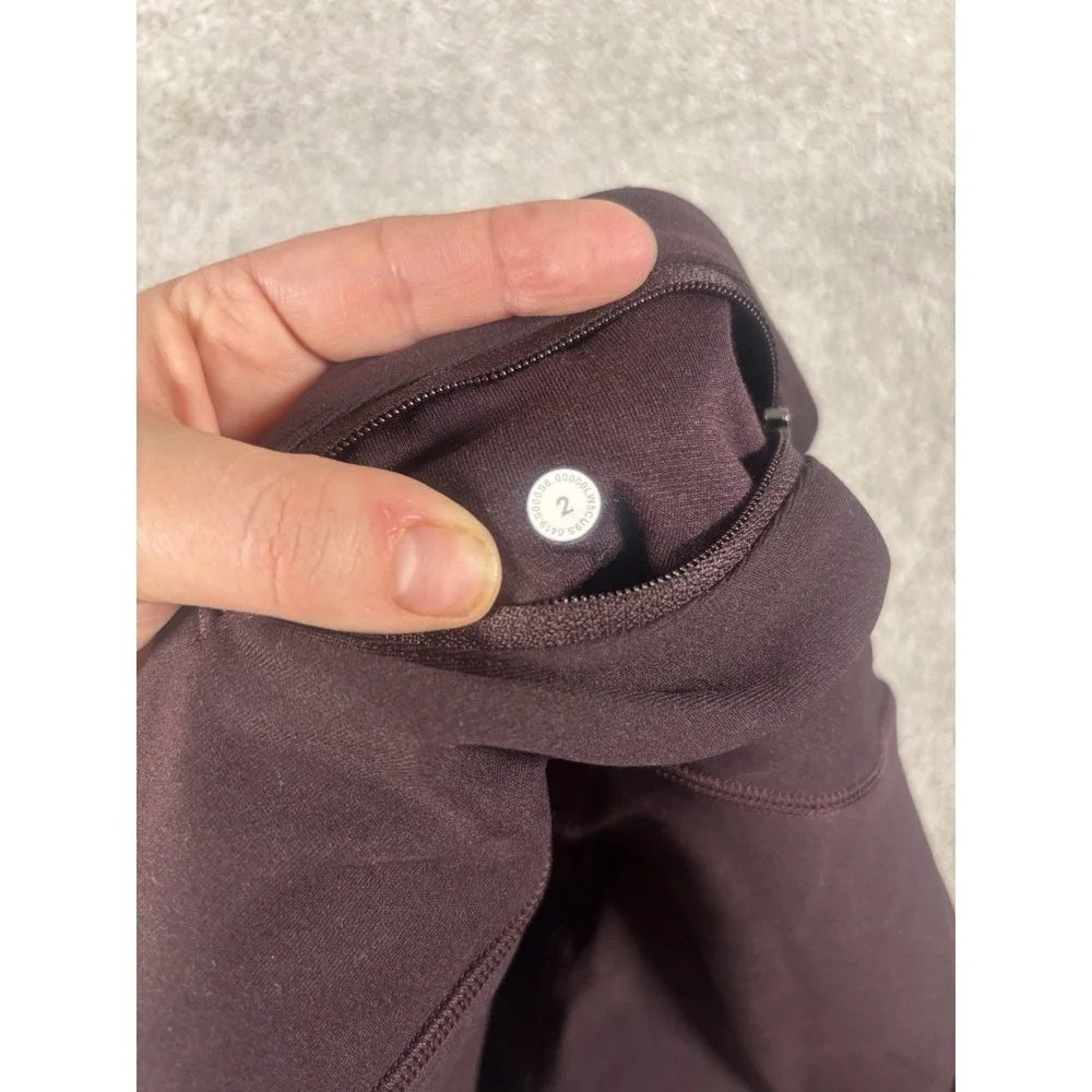 Lululemon Women's In Focus Run‎ Tight Sense Knit LW5CU9S burgundy 2